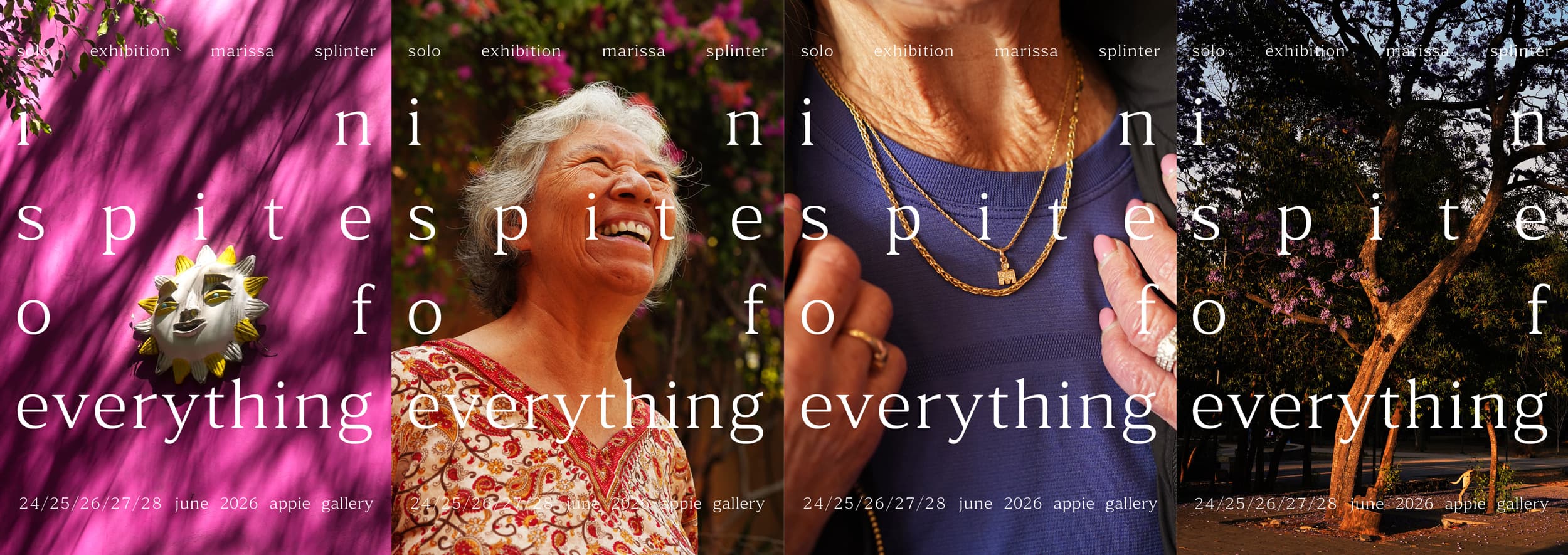 In spite of everything — solo exhibition Marissa Splinter